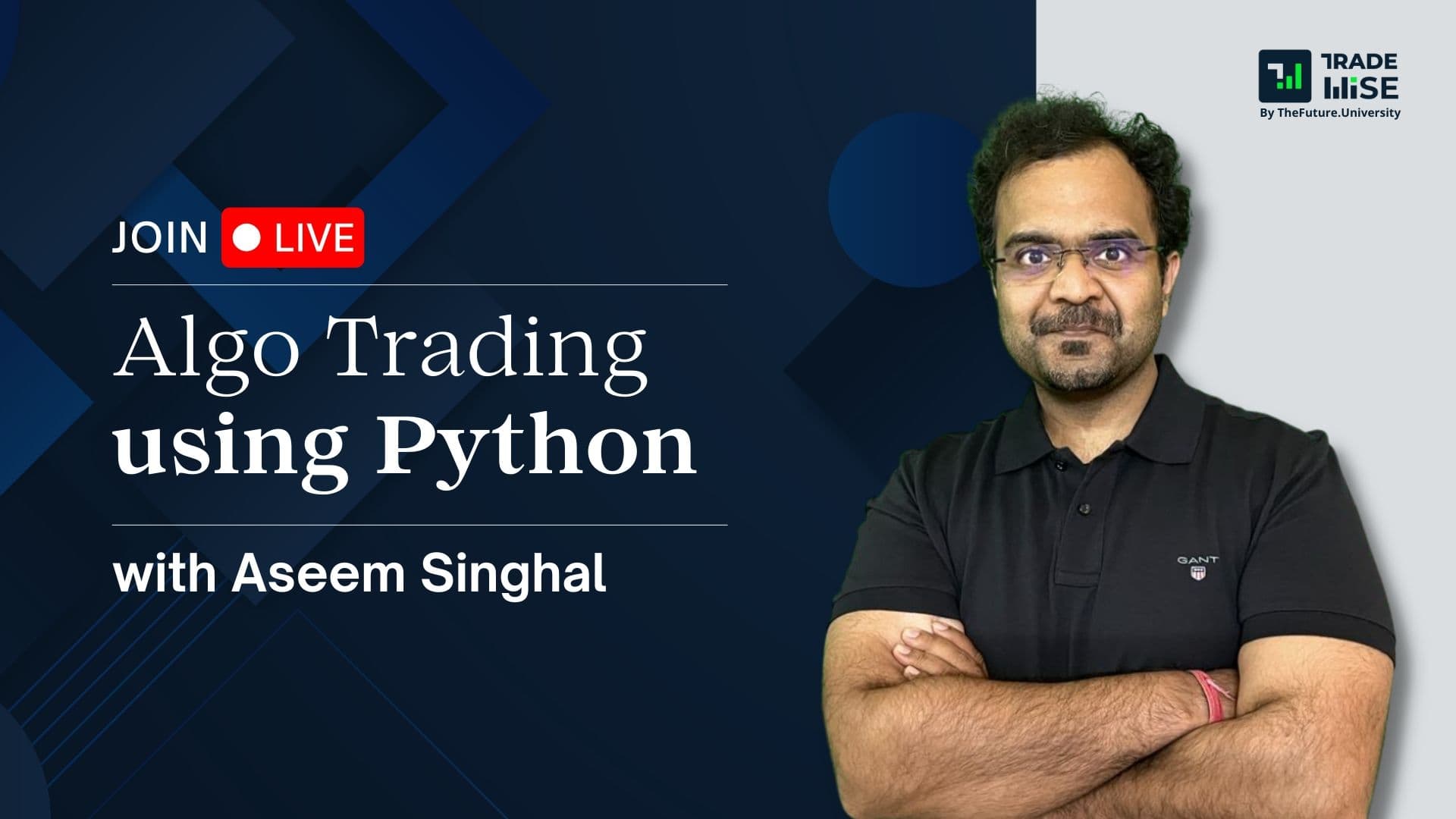 Masterclass on Algo Trading using Python with Aseem Singhal-coverImage