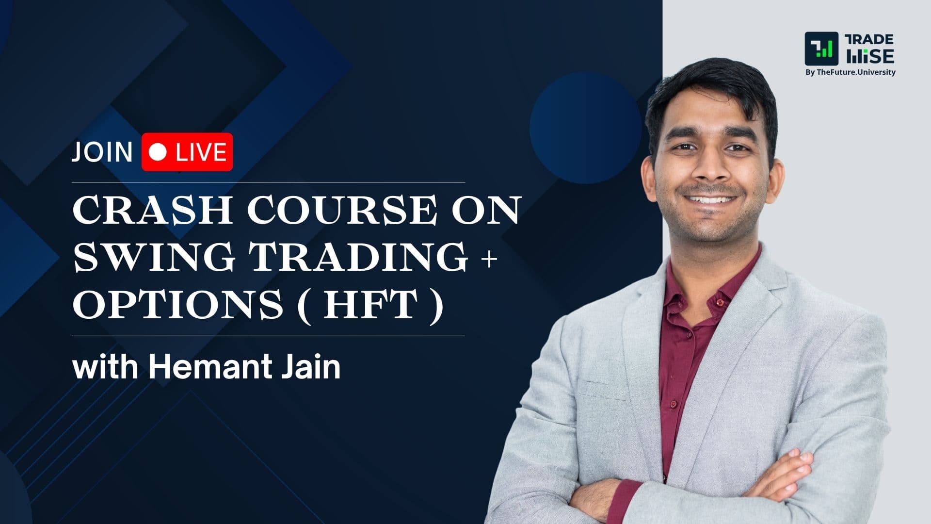 Crash course on Swing trading + Options (HFT)